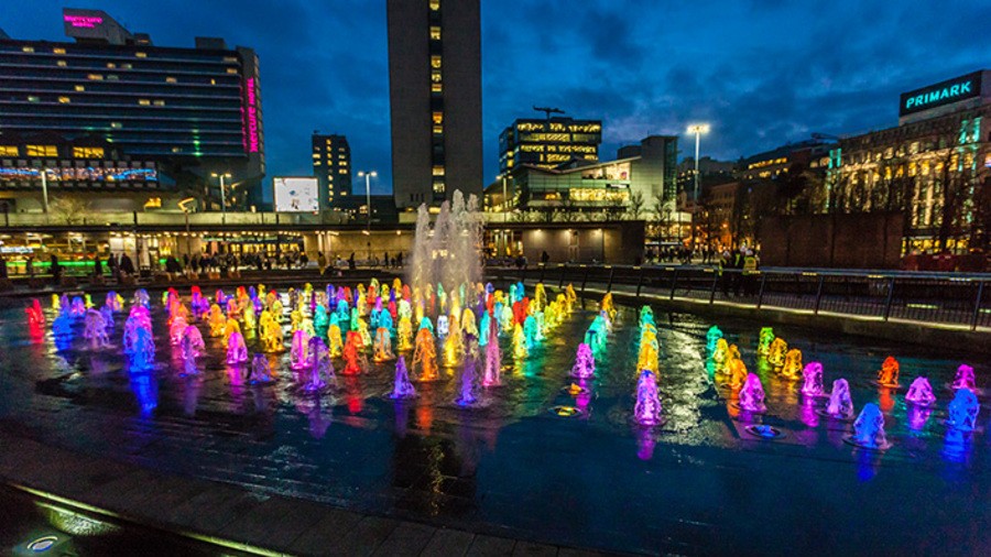 Piccadilly Gardens Fountain