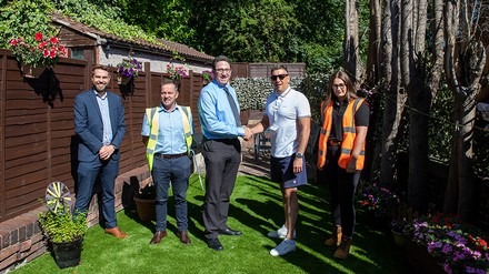 Helping to revive a garden for Sheffield homeless charity