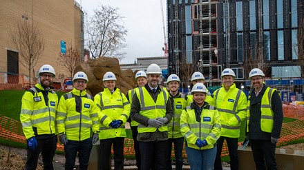 Mayor of South Yorkshire visits flagship Sheffield city centre construction sites