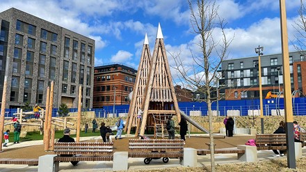 Wrapping up Sheffield's new city centre park