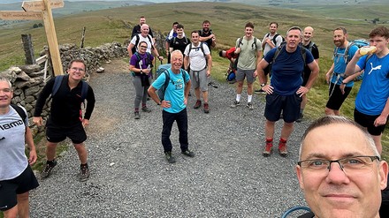 Yorkshire Three Peaks Challenge raises over £10,000 for wellbeing charities