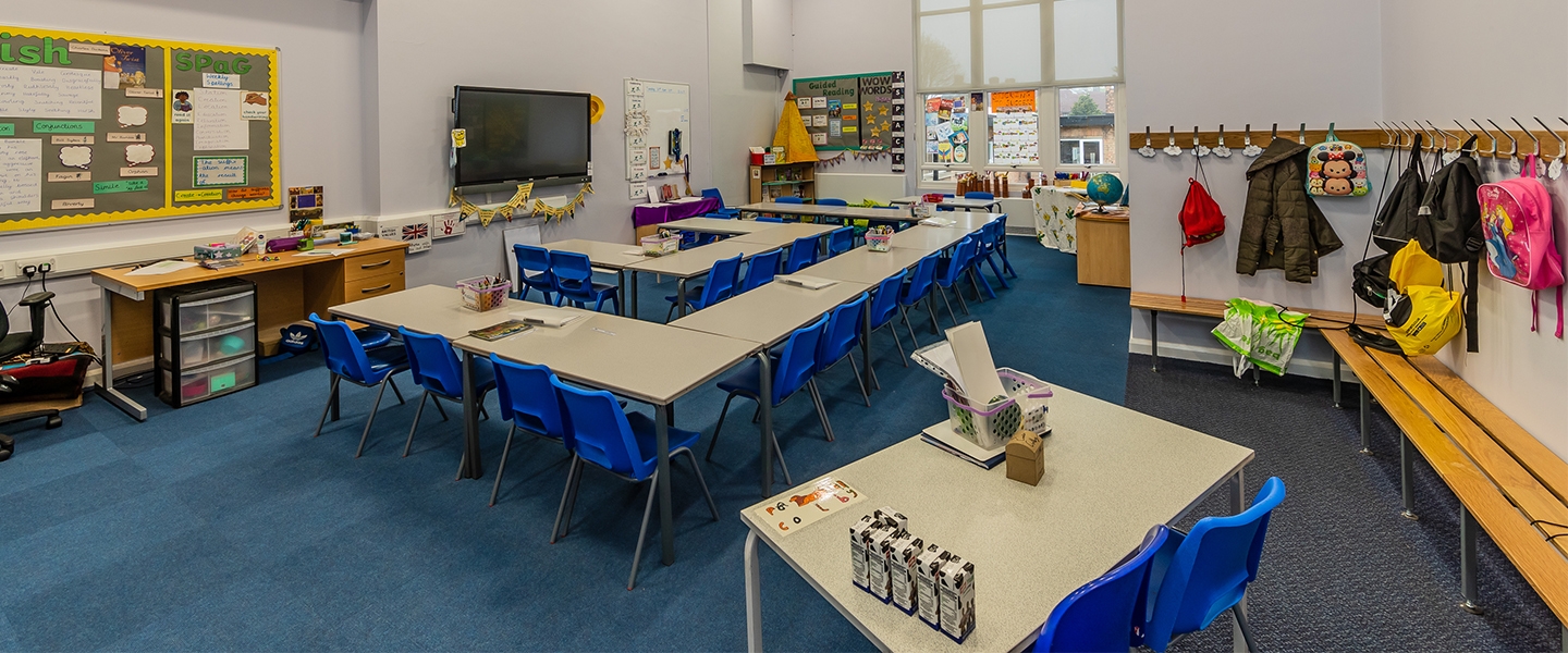 Three new classrooms were created